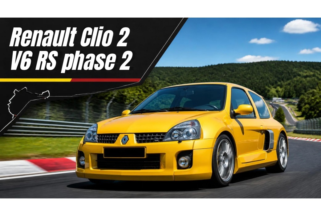 La Renault Clio 2 V6 RS phase 2